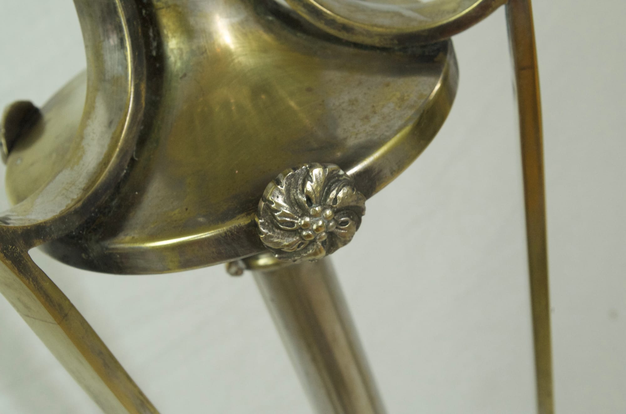 Victorian telescopic oil lantern with a raise and fall centre pole.