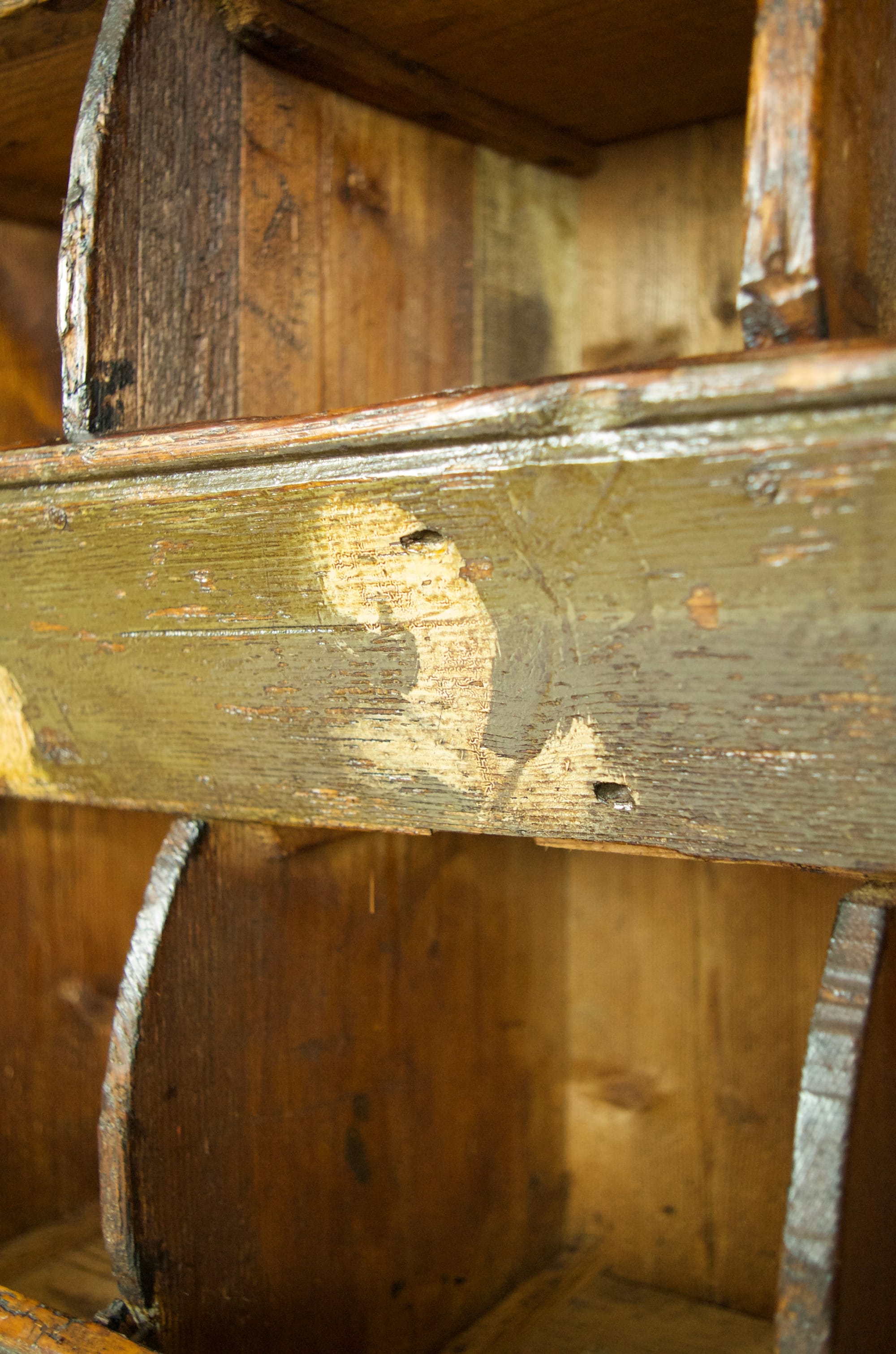 Rustic Free Standing Industrial Pigeon Hole Unit