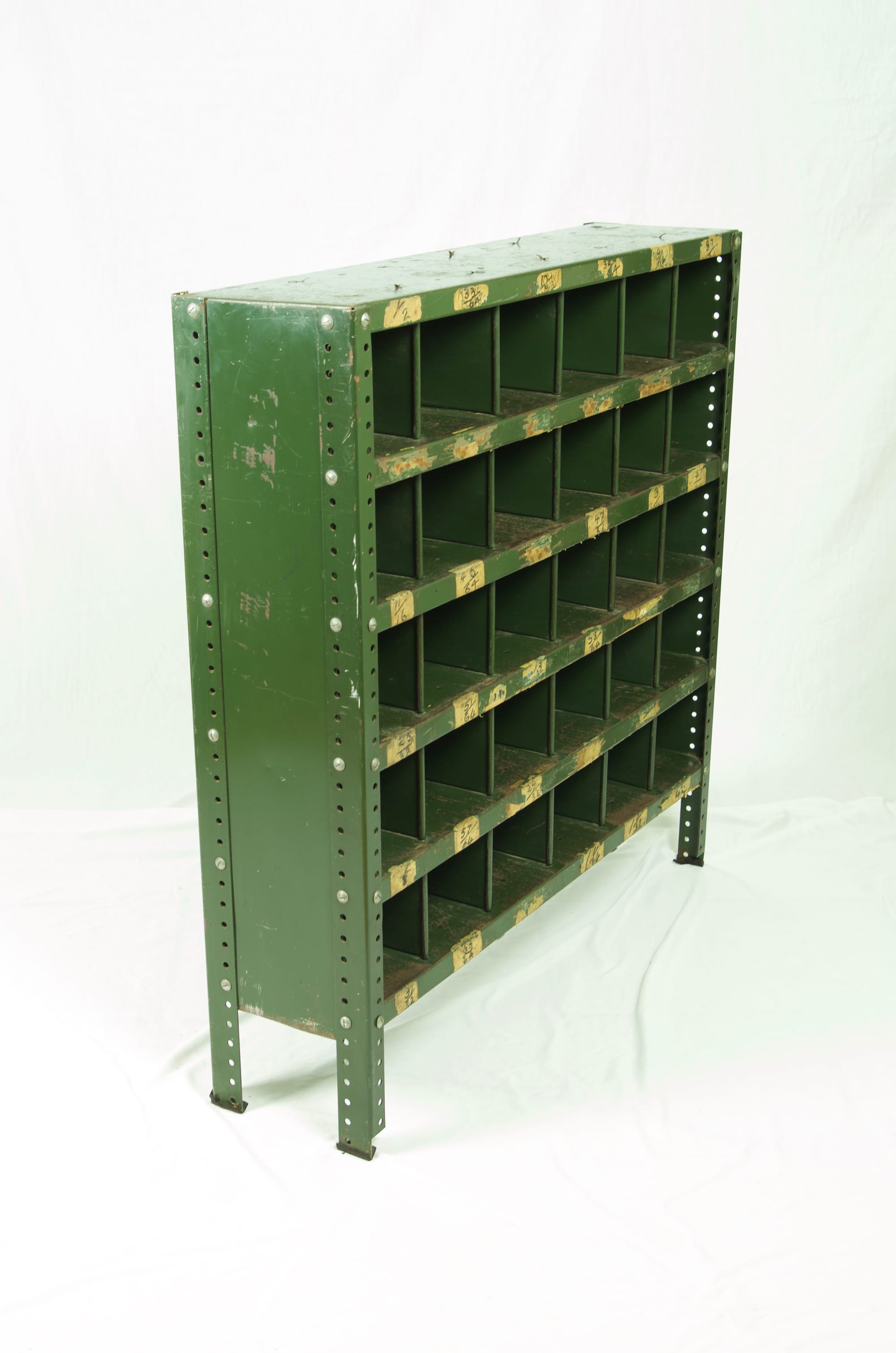 Rustic Free Standing Industrial Pigeon Hole Unit