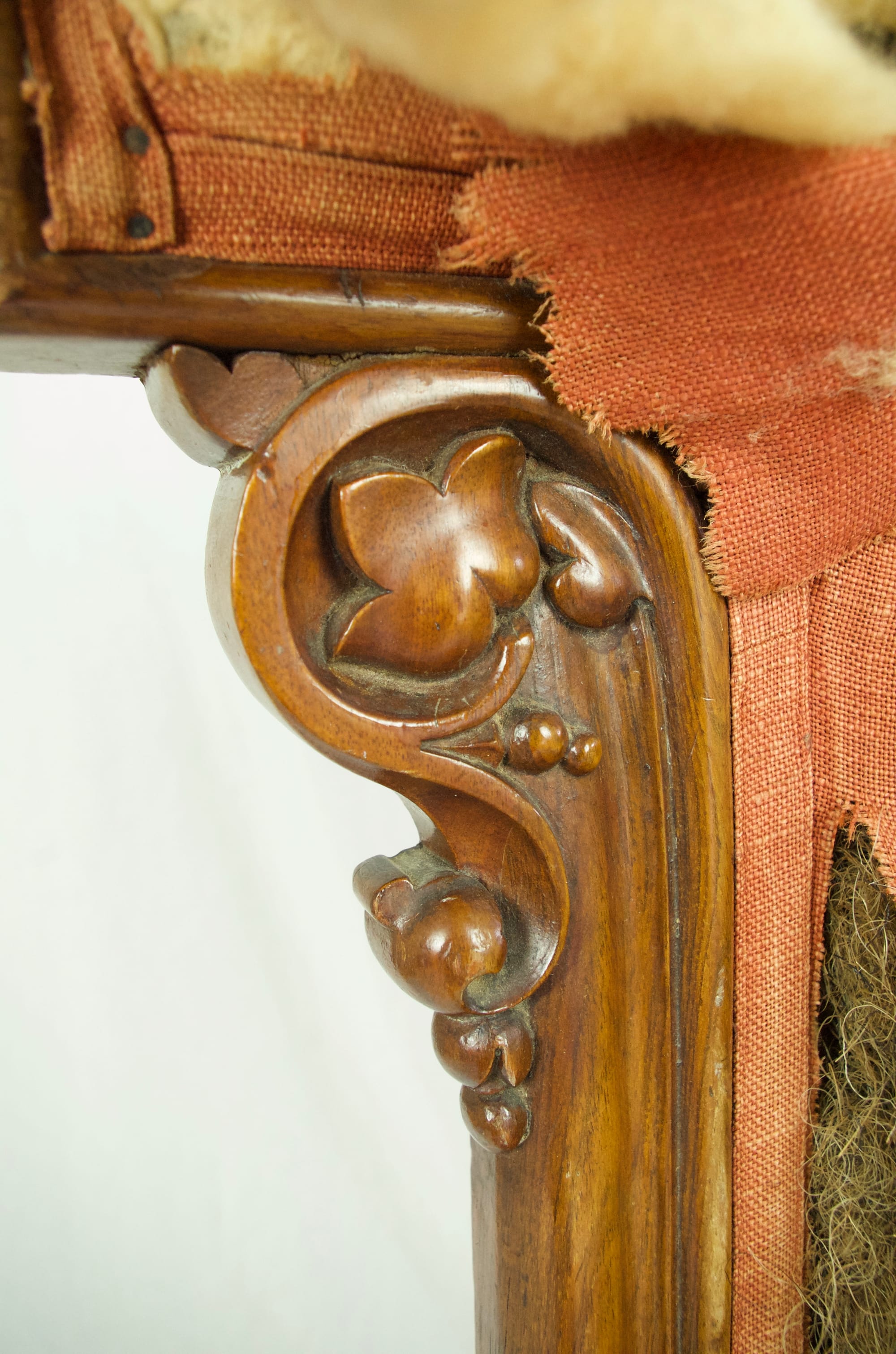 Antique Victorian Prie Dieu Chair.