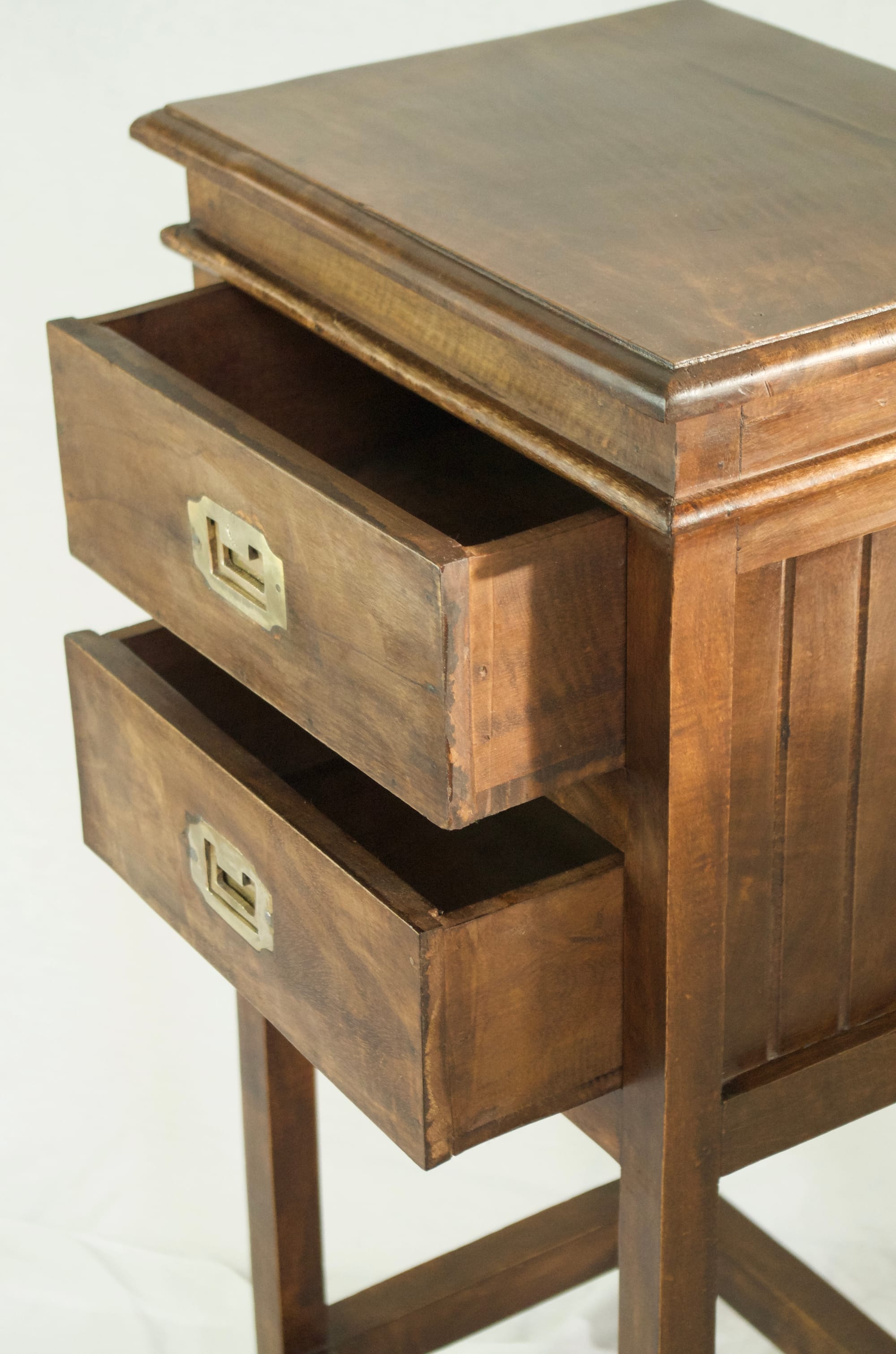 Champaign handled double draw floor standing unit.