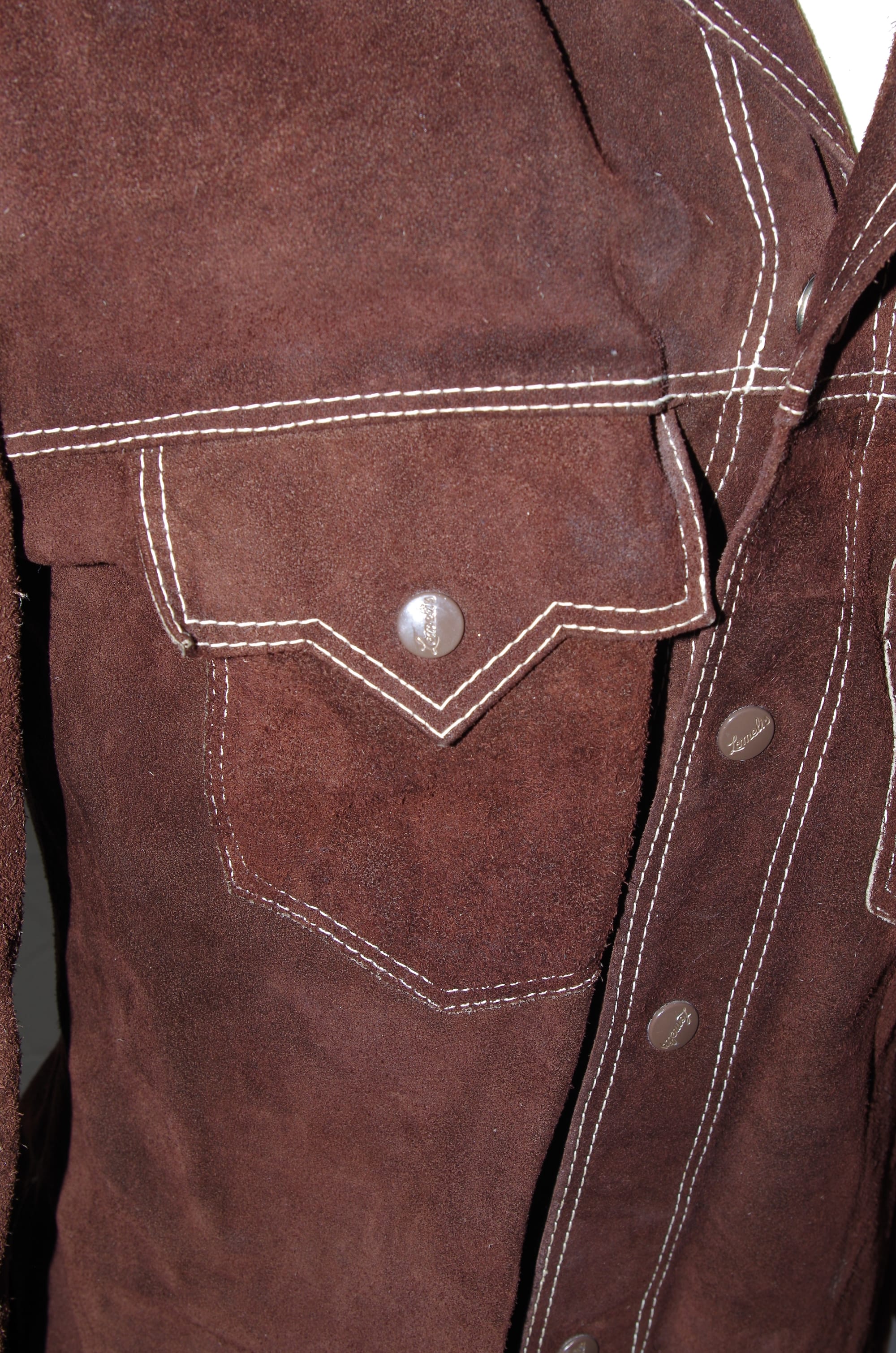 Men's Retro Suede Jacket Styled by Lomeli