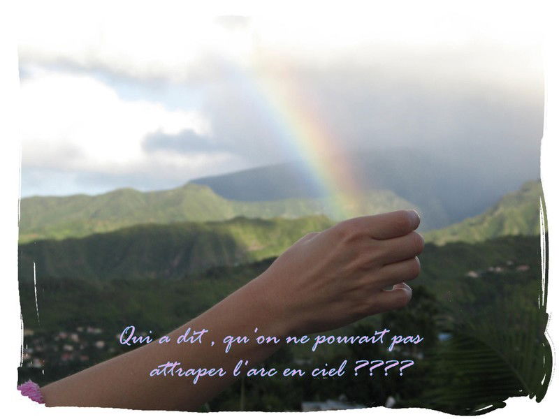 Question n°12 : Pourquoi ne peut-on pas attraper l'arc en ciel ?