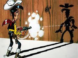 Question n°13 : Est ce que Lucky Luke peut-il vraiment tirer plus vite que son ombre ?