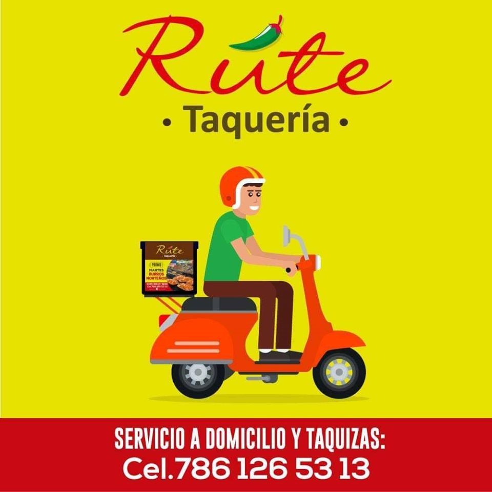 Los tacos llegan hasta tu casa...
