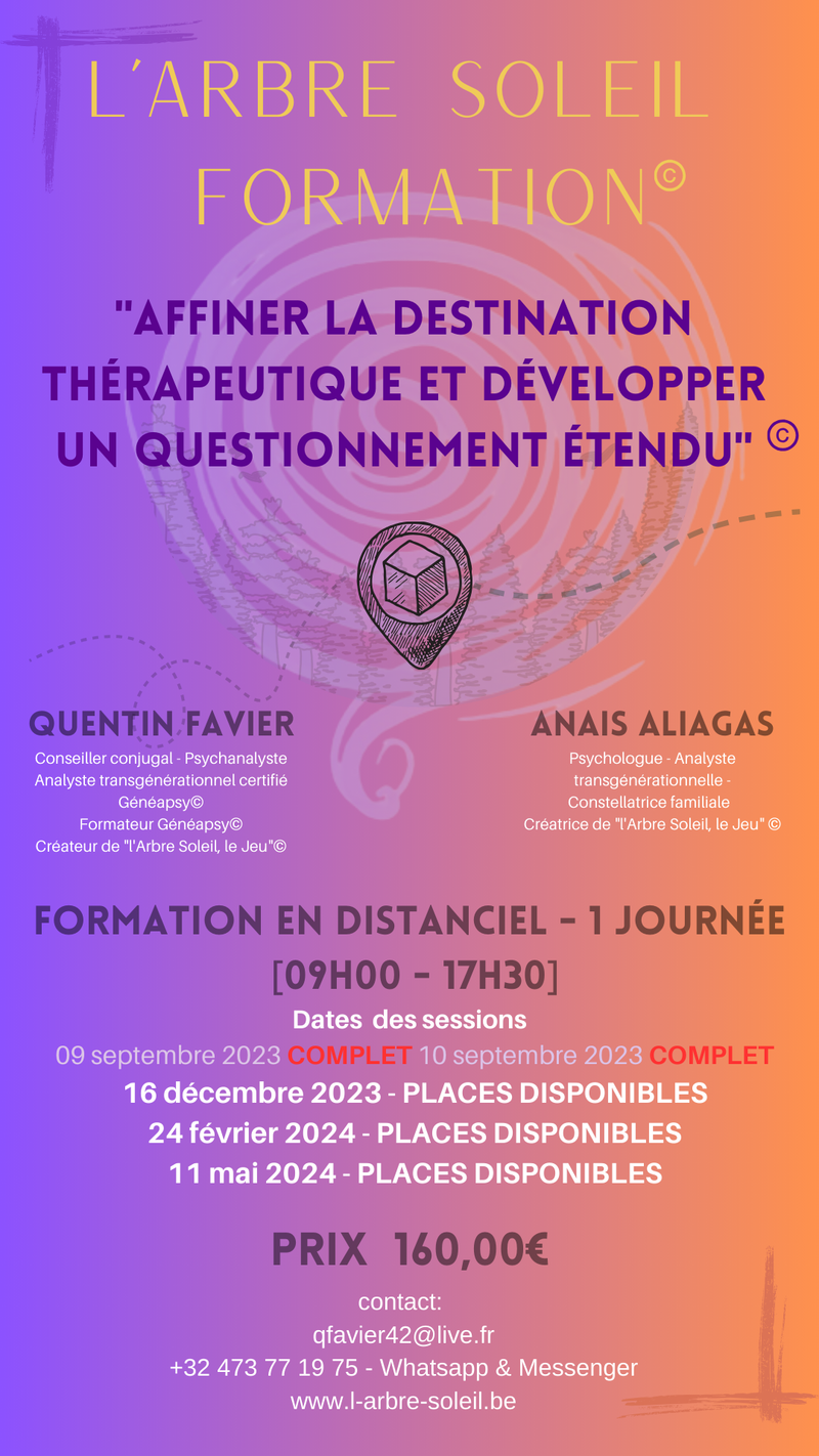 MASTER CLASS AFFINER LA DESTINATION THERAPEUTIQUE