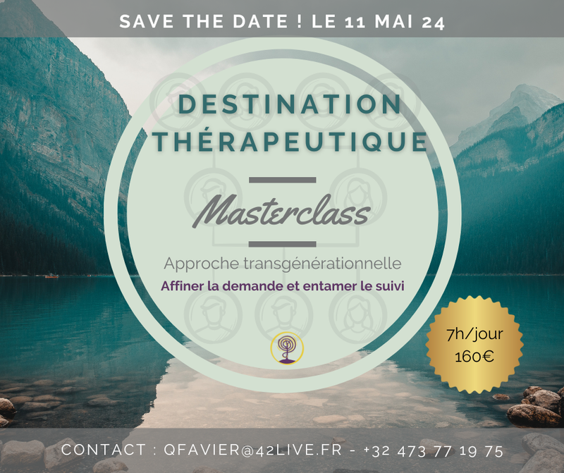 MASTER CLASS AFFINER LA DESTINATION THERAPEUTIQUE