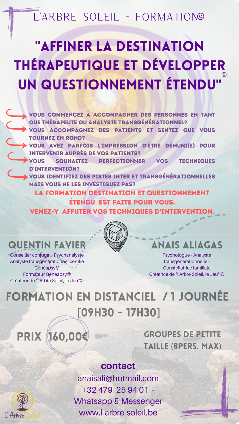 MASTERCLASS AFFINER LA DESTINATION THERAPEUTIQUE