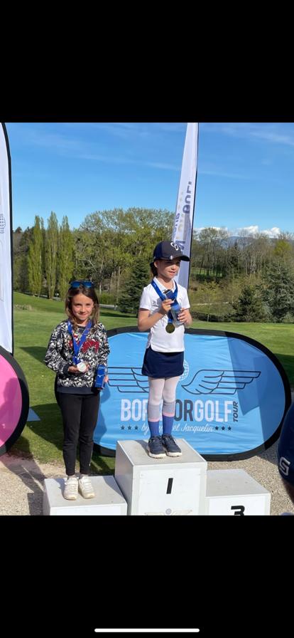 Jolène Clouet, 2ème au BornforGolf de Maison Blanche le 20.04.22