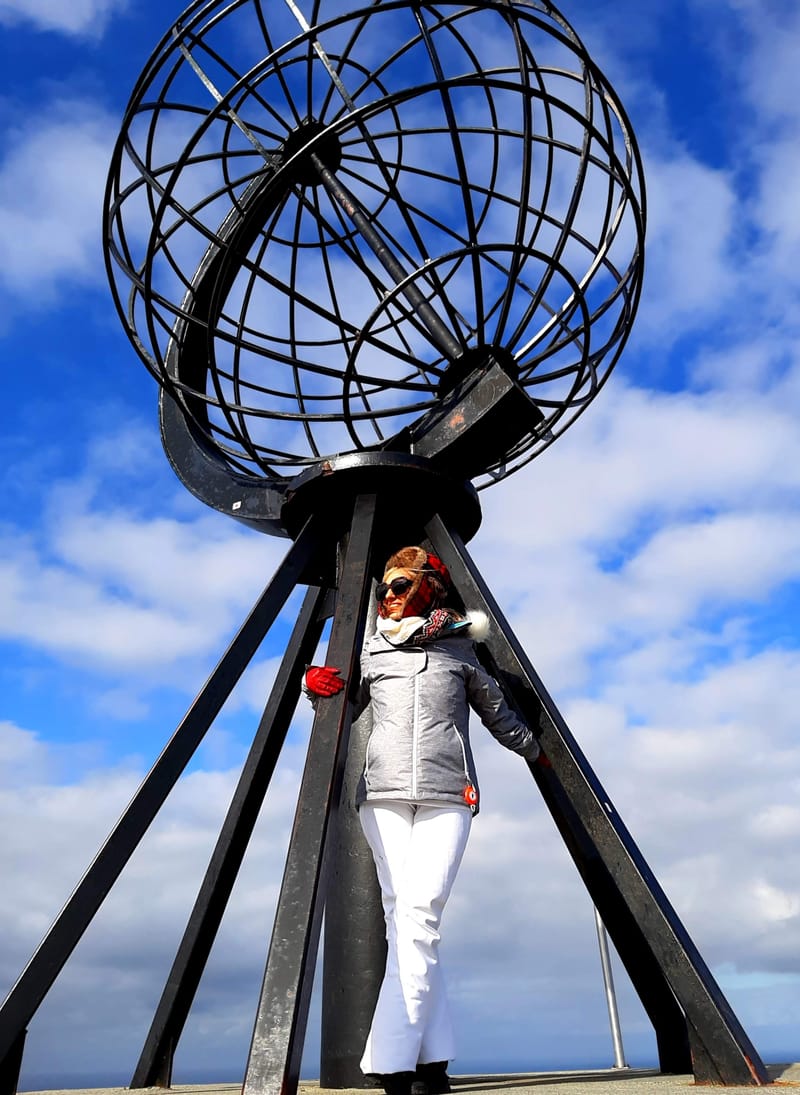 NORDKAPP diario di viaggio manoscritto con illustrazioni ad acquerello