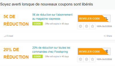 Quels sont les codes en ligne? image