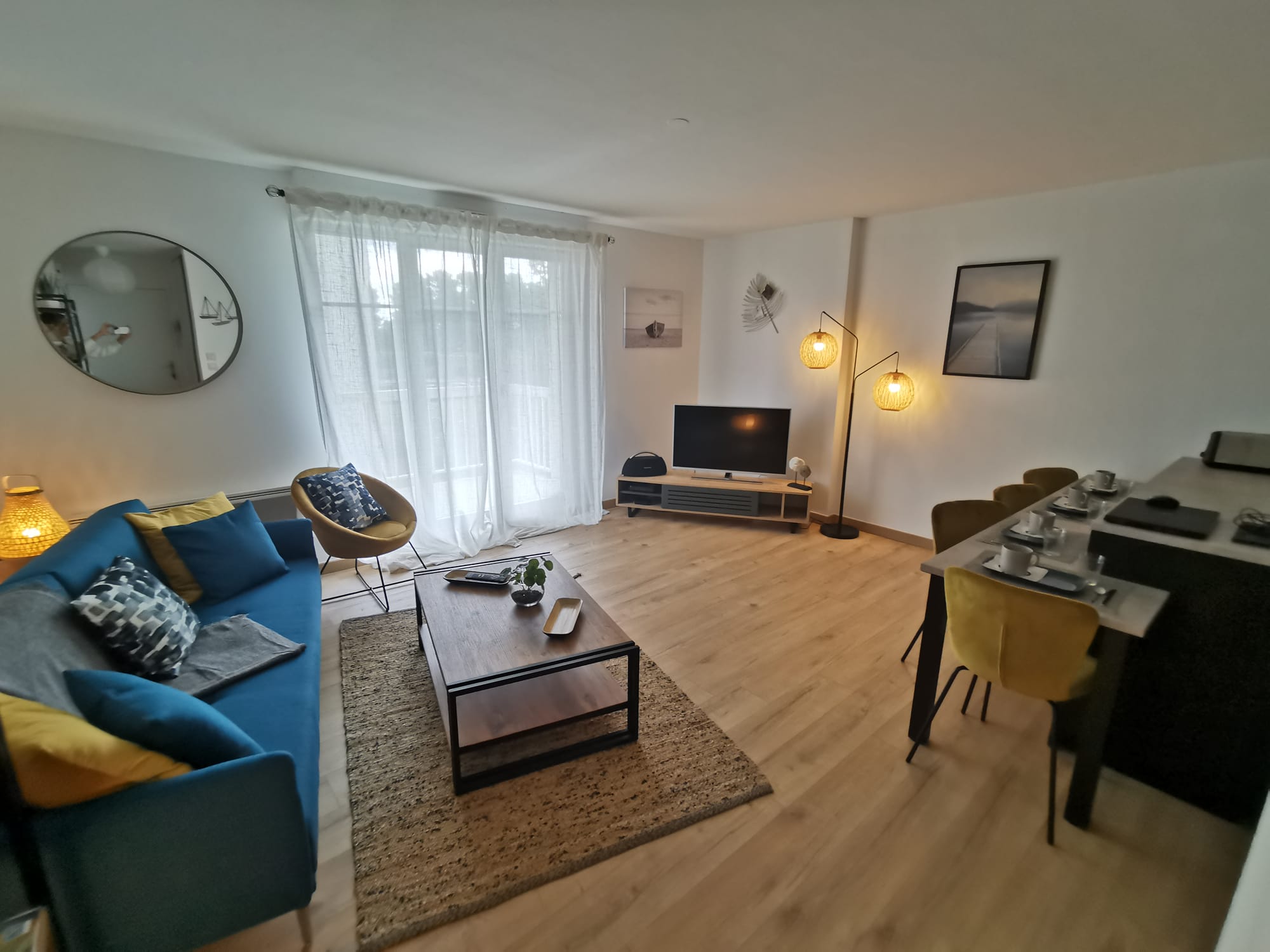 Bel appartement T3 classé 3* avec garage, proche plage