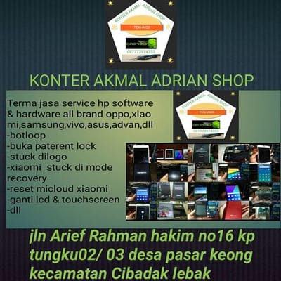 konter akmal adrian shop seting 2 layar
