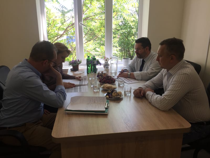 Міжнародна зустріч щодо реконструкції міського стадіону «Пластмасовик»
