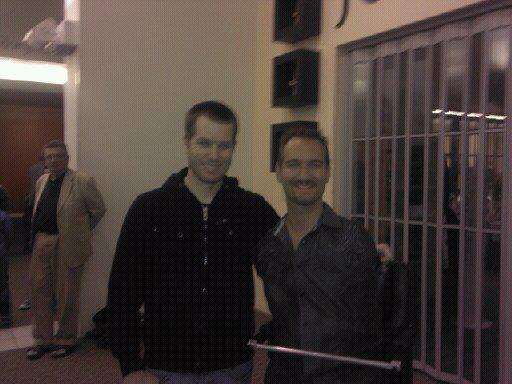 Brenton Tyler Hoffmann with Nick Vujicic