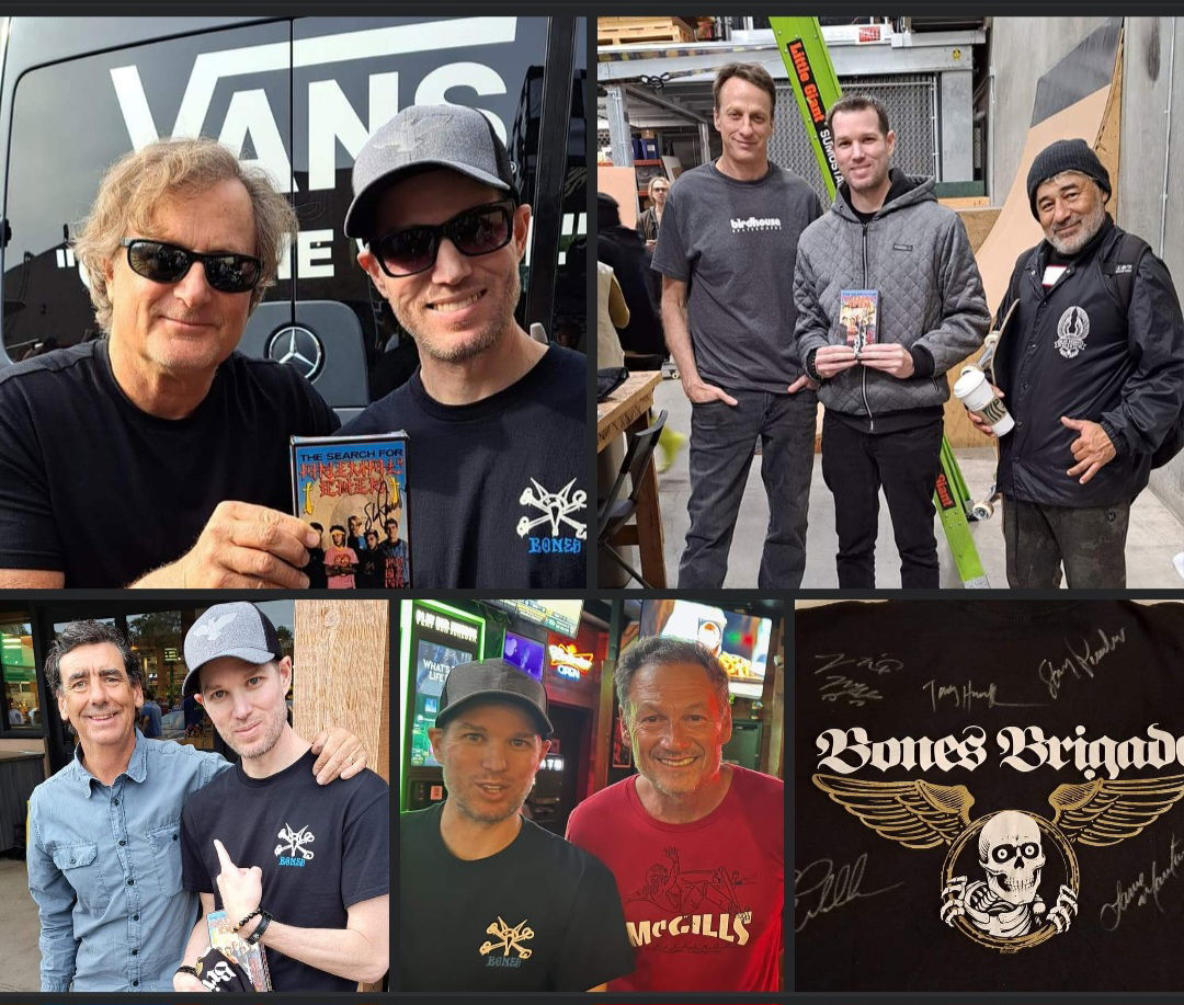 Brenton H. with Legendary Skateboarders