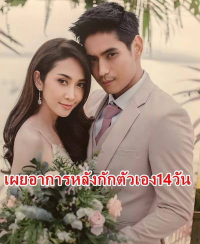 คู่สามีภรรยา ยุ้ย-ธันน์ เผยอาเผยอาการหลังผ่านการกักตัว 14 วัน