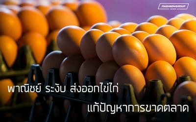 กระทรวงพาณิชย์ ระงับ ส่งออกไข่ไก่ แก้ปัญหาการขาดตลาด