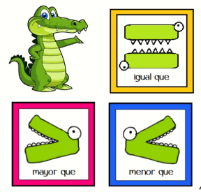 COMPARACIÓN DE NÚMEROS  (> < =)