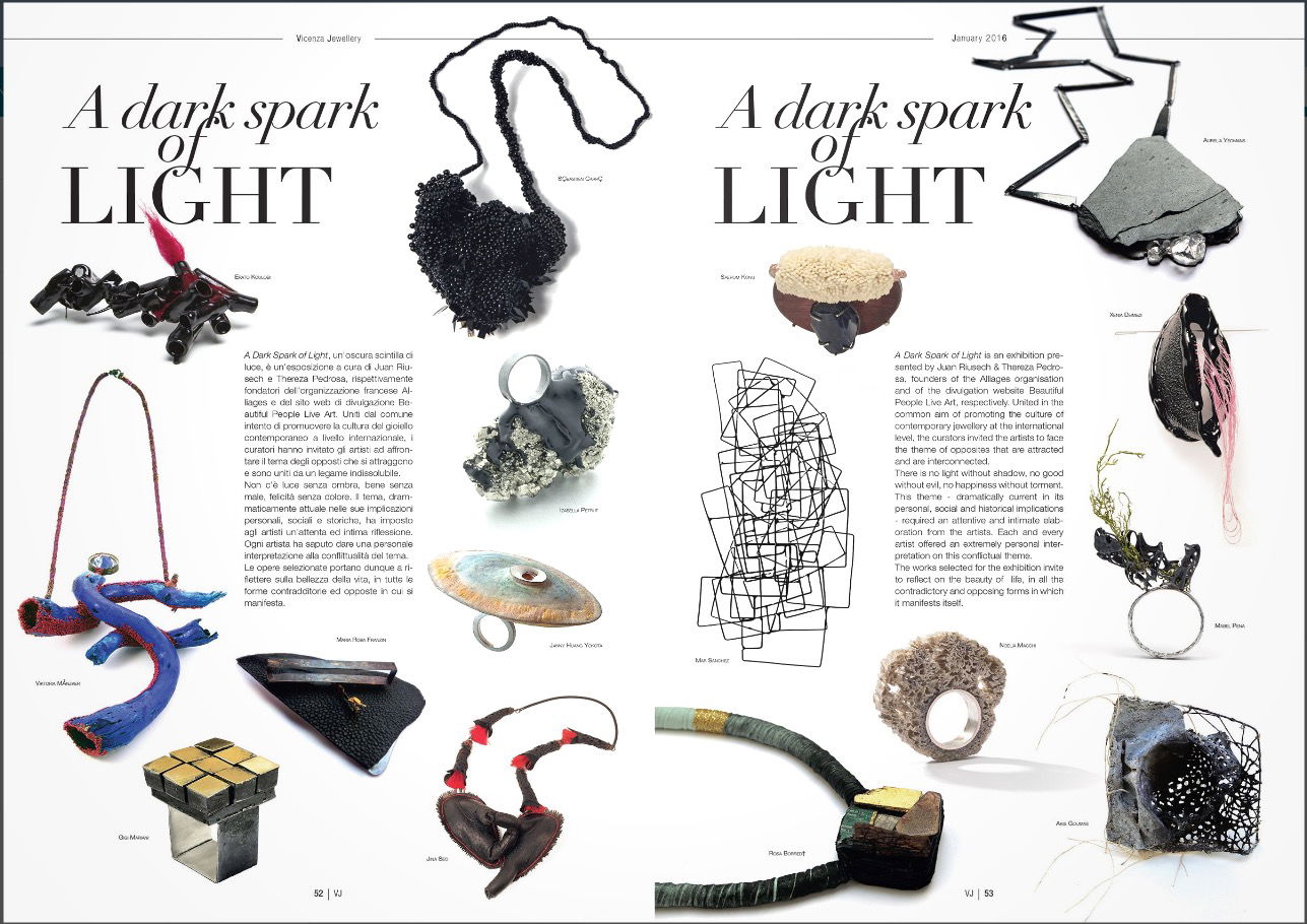 A dark spark of light