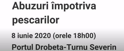 Abuzuri ale Poliției de Frontieră împotriva pescarilor din municipiul Drobeta Turnu Severin