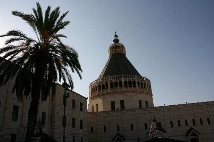 נצרות בנצרת, כפר כנא והר תבור