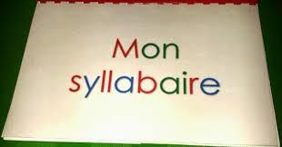 je lis des syllabes