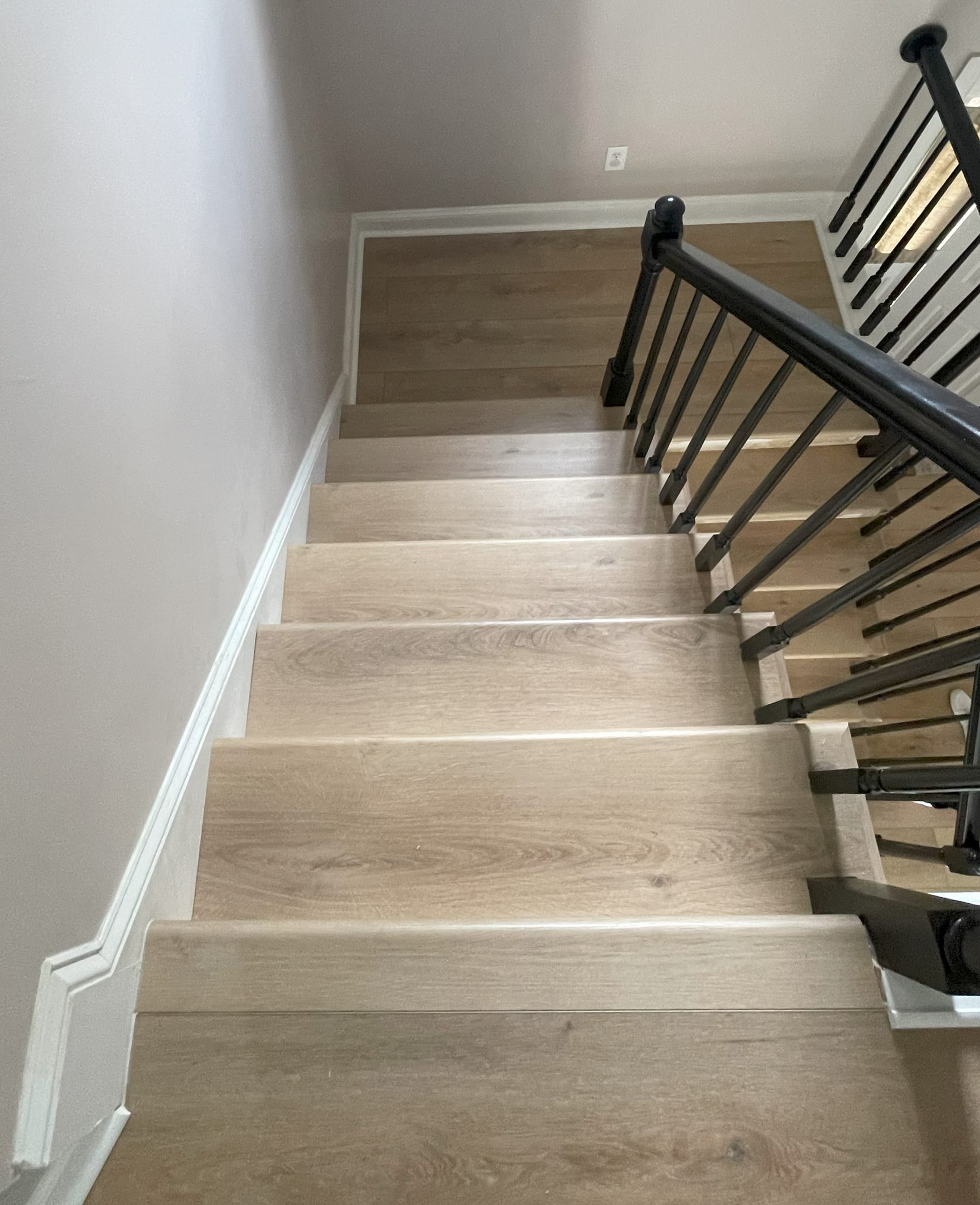 Upgraded-Stairs with LVP