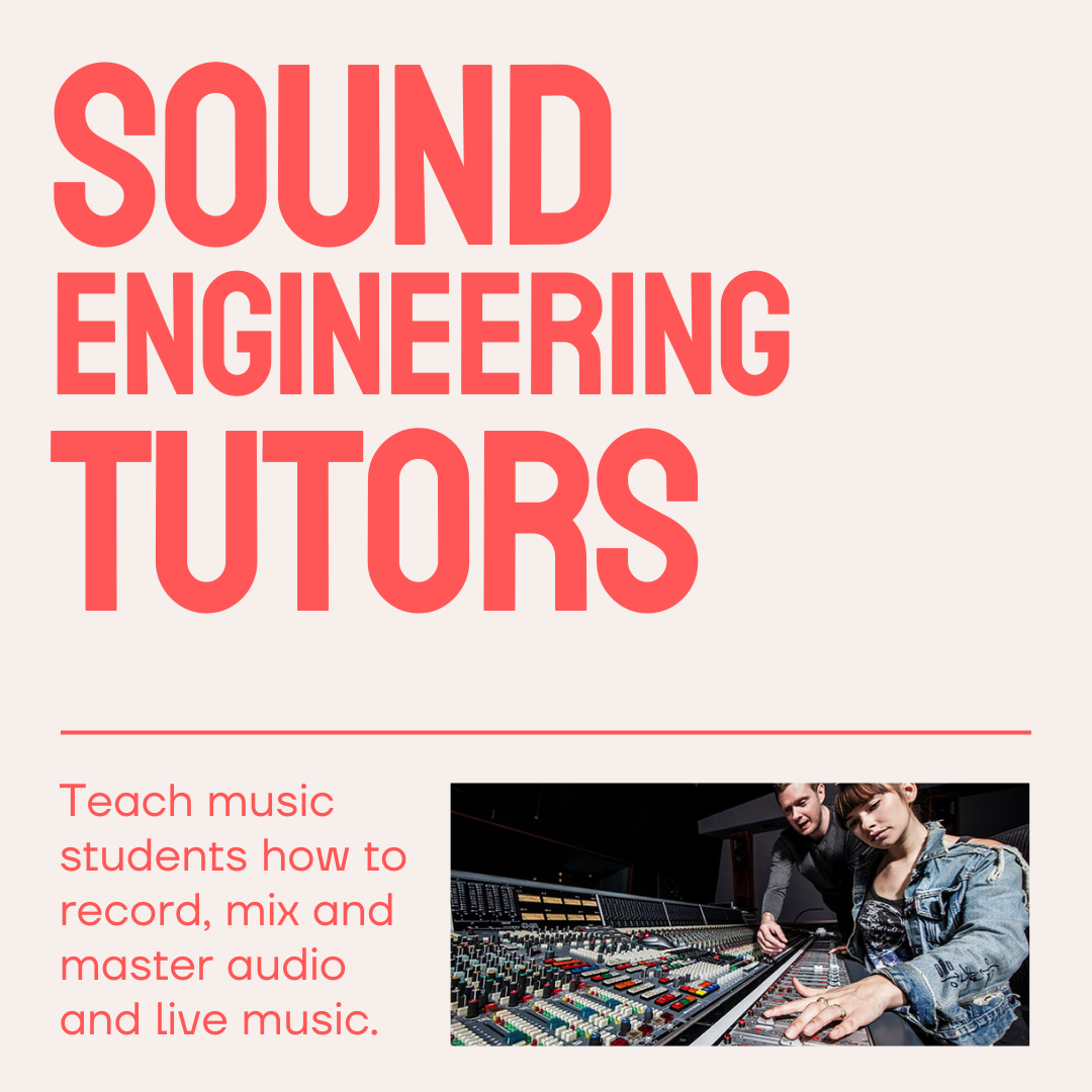 Sound Engineering Tutors