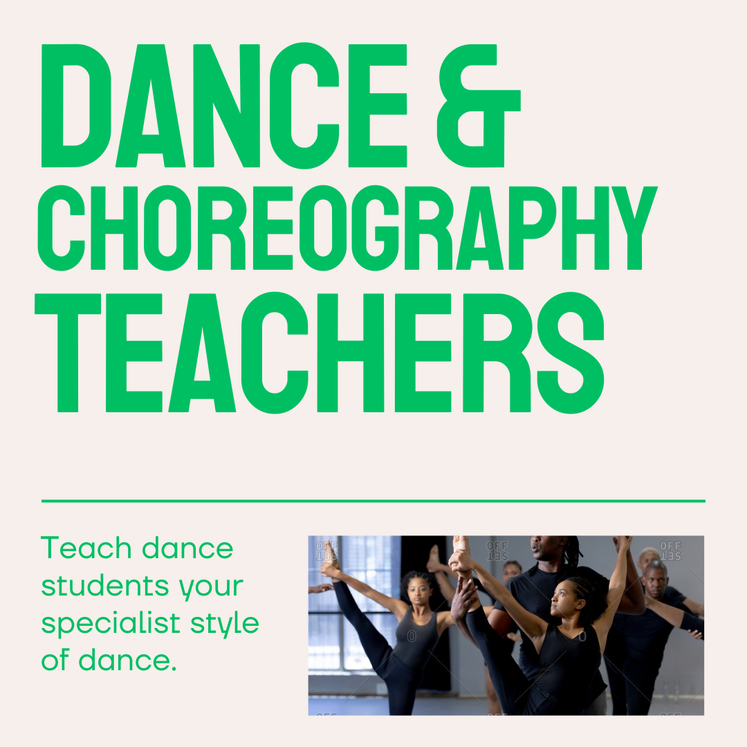 Dance Tutors & Choreographers