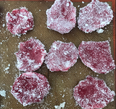 Tuto: Recette pétales de roses cristallisées comestibles (1/2 rose non traité)