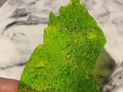 Tuto tuile glucose vert et bergamote