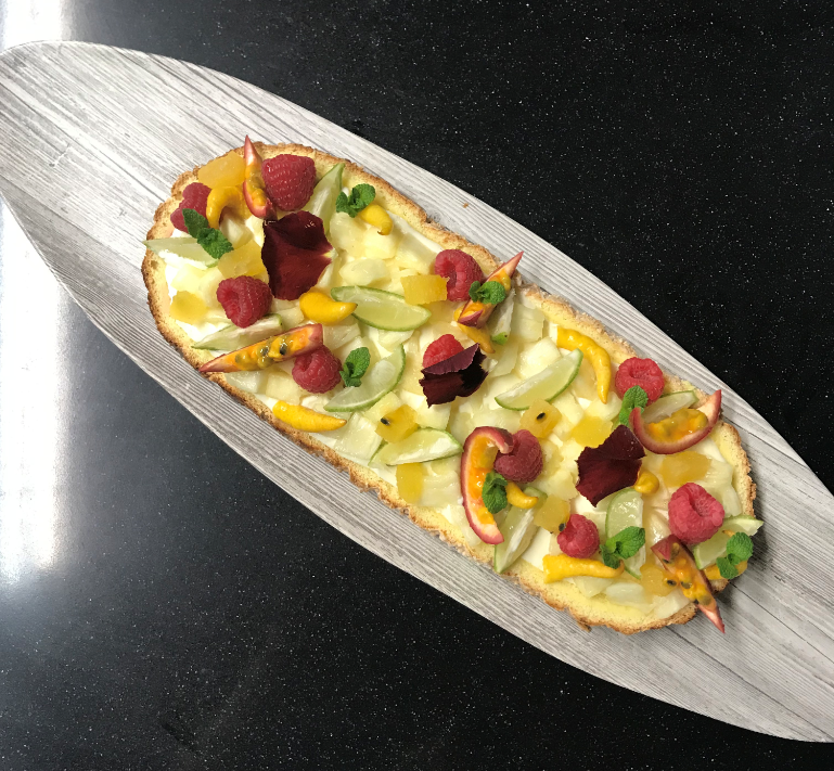 Recette charlotte ananas et fruits tropicaux pour 5 personnes