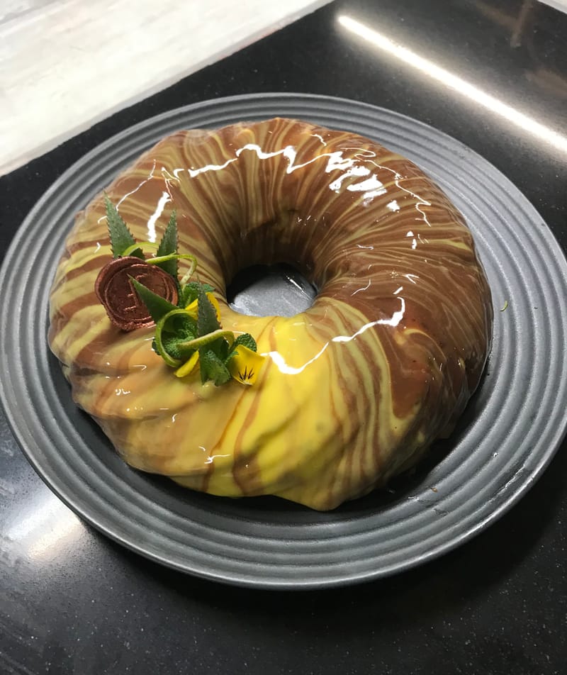 Entremet dulcey ananas pour 10 personnes