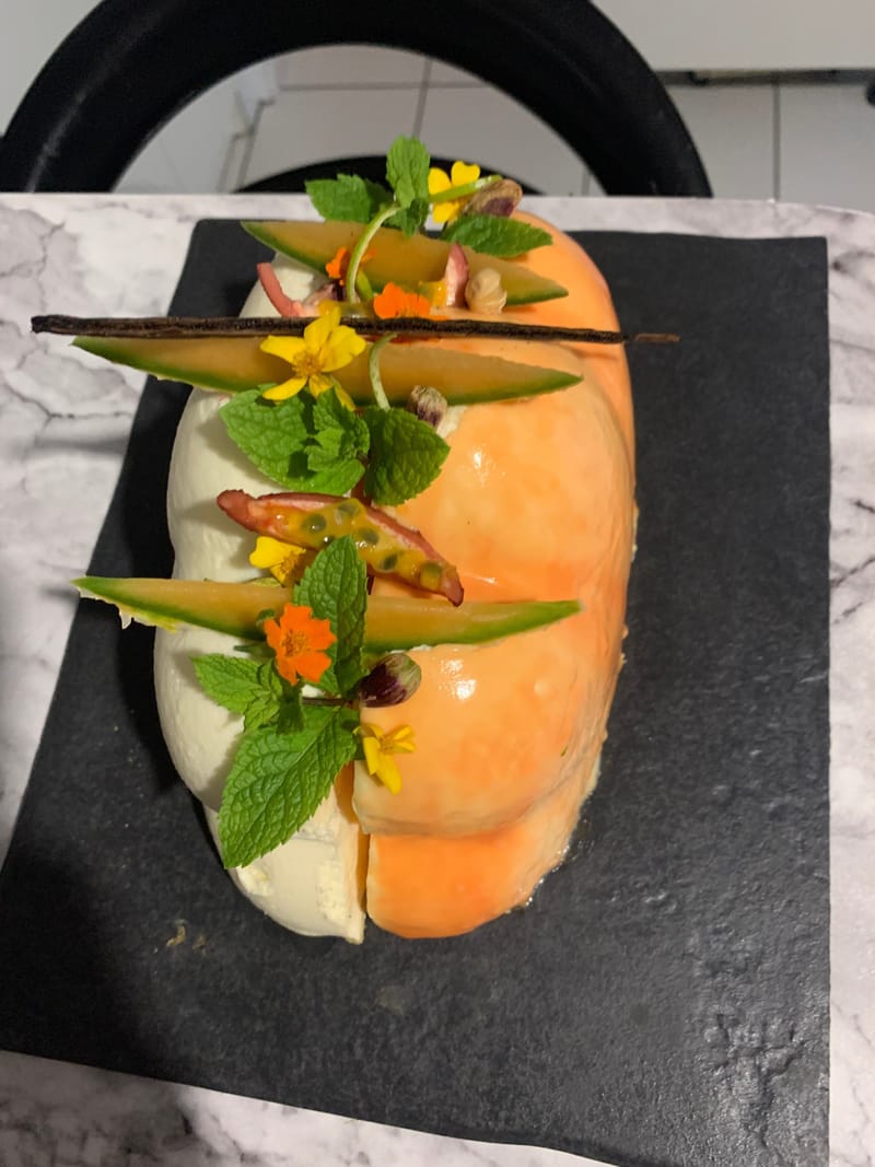 Le demi soleil passionnément melon et vanille pour 8 á 10 personnes