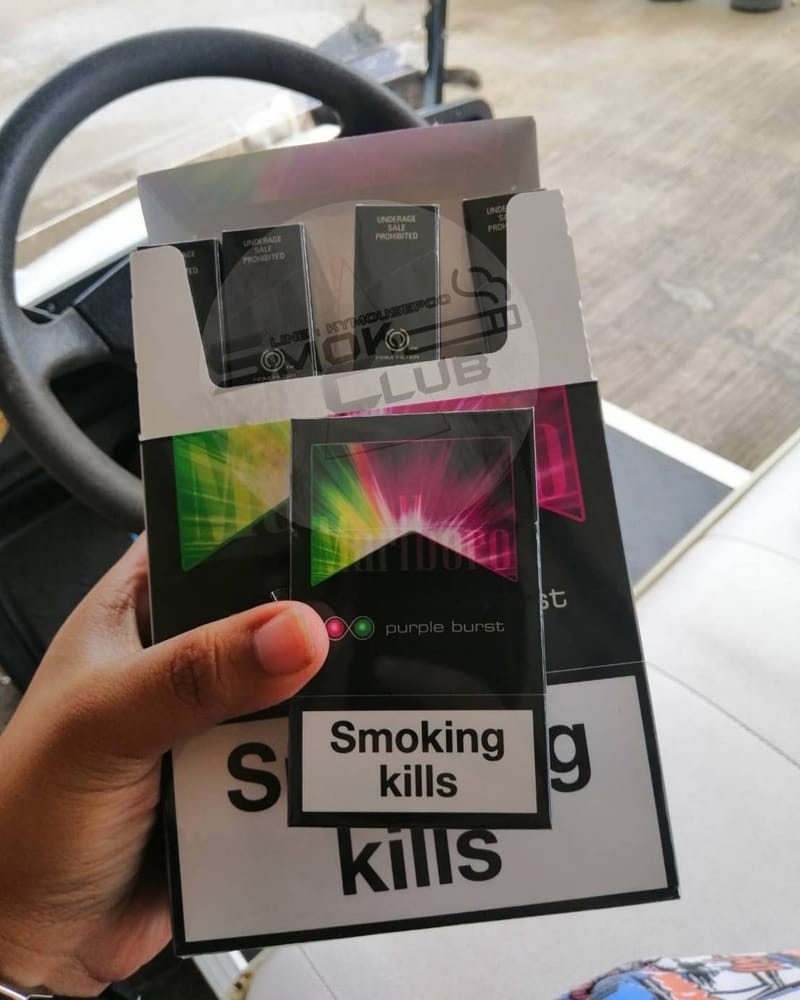 Marlboro Purple Burst ( 2 เม็ดบีบ )
