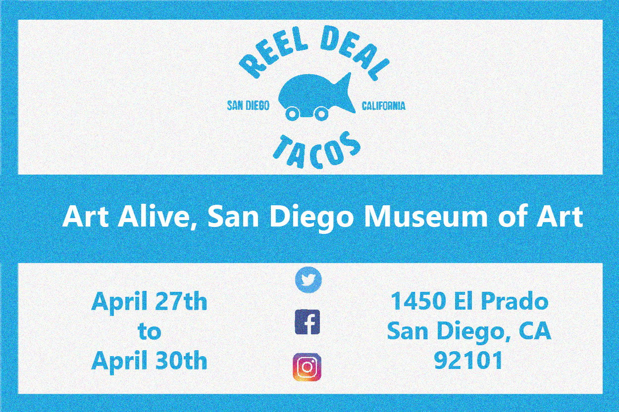 Reel Deal Tacos Print Advertisement | School Project