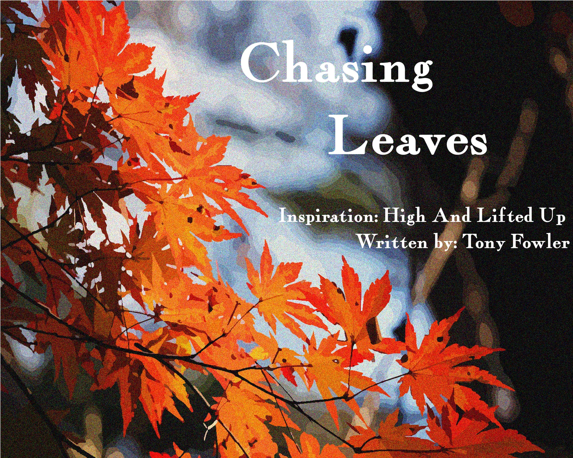 Chasing Leaves Book Cover | School Project