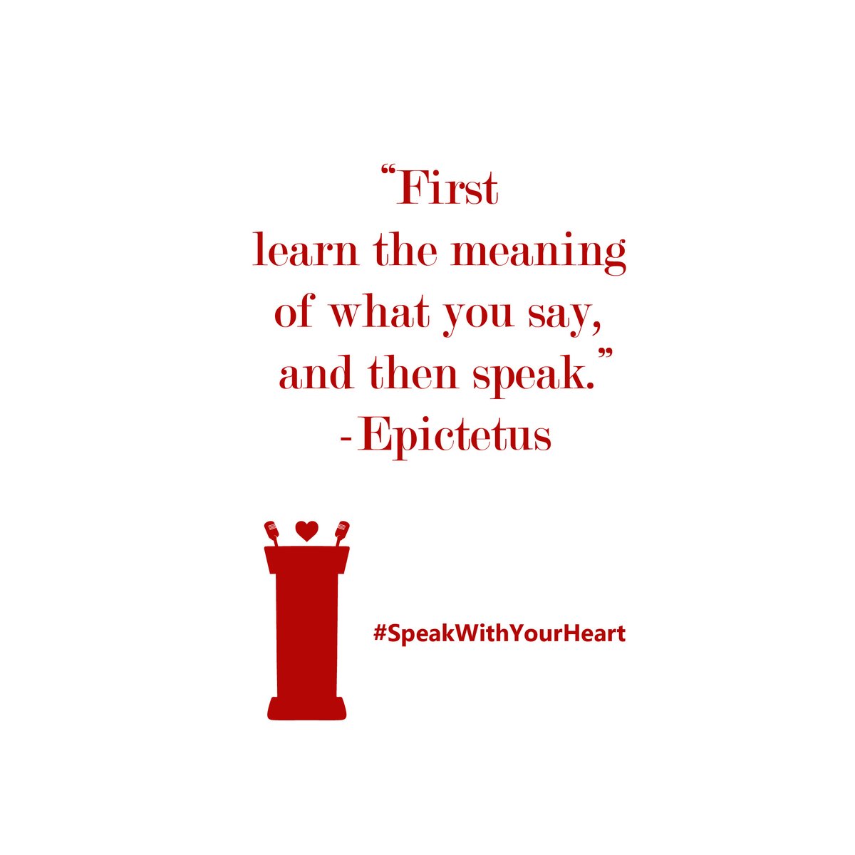 Speak With Your Heart Quote | School Project