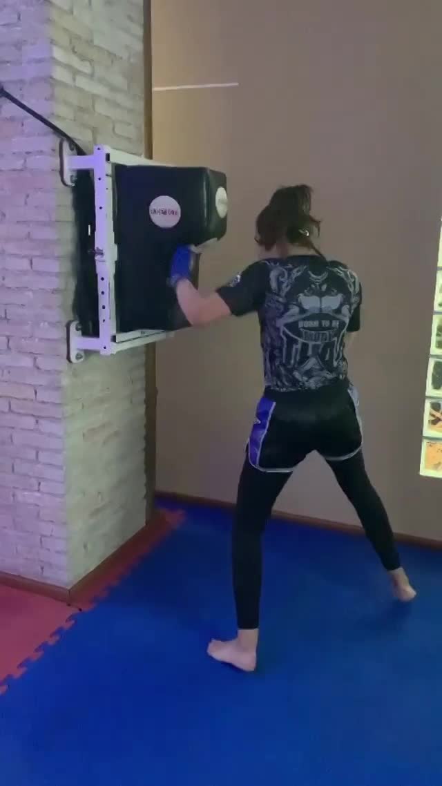 Entrenamiento de María Antón en el Club de Barry
