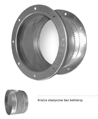Okrągłe króćce elastyczne (amortyzacyjne) OKE i OKEK