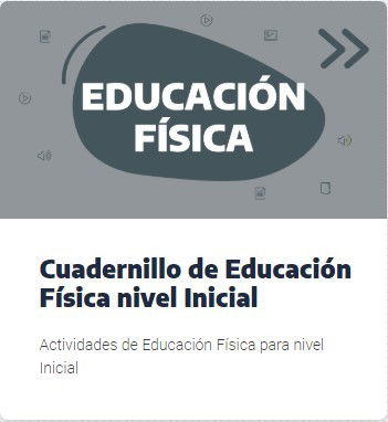 Cuadernillo de Educación Física nivel Inicial Actividades de Educación Física para nivel Inicial