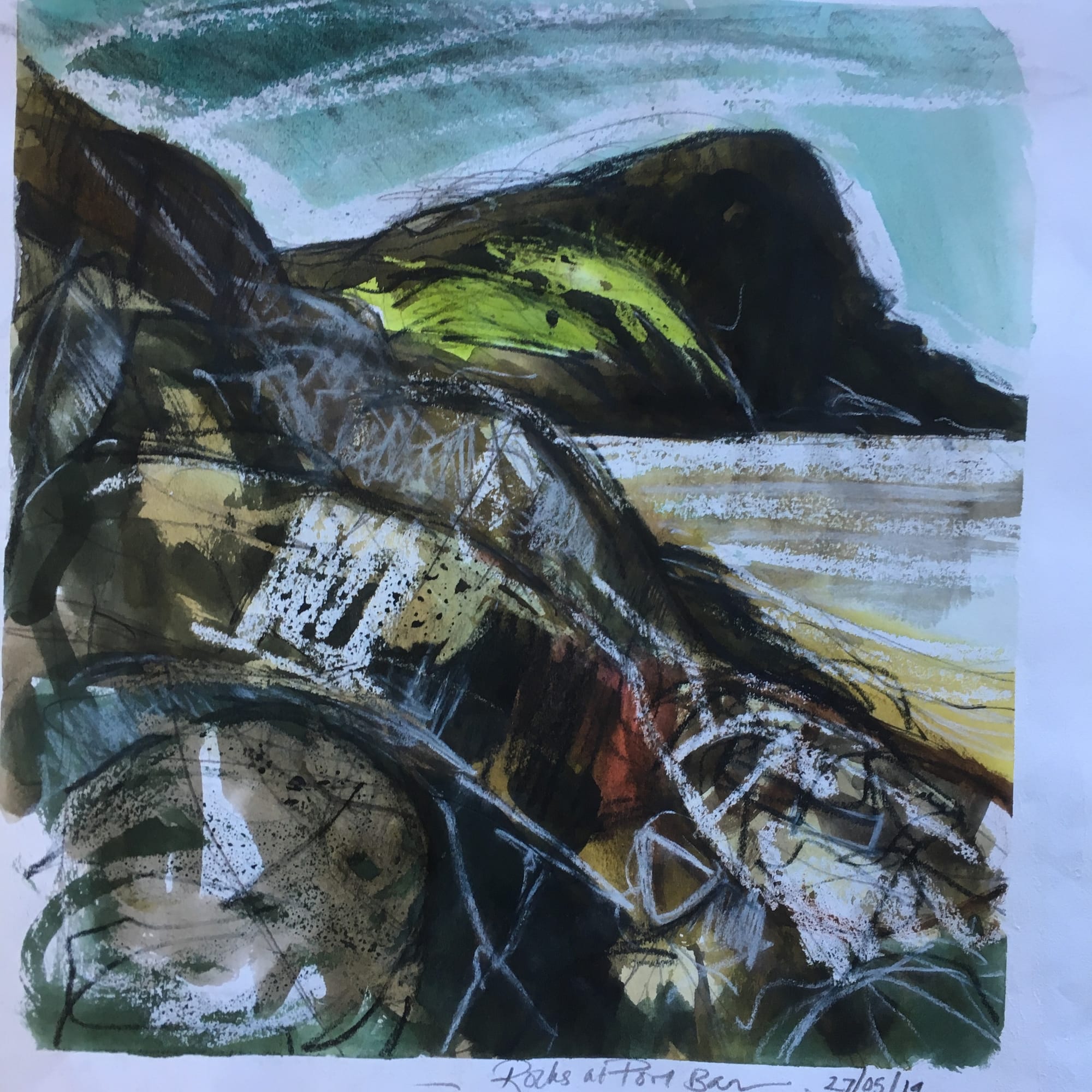 Sketch at Port Ban, Iona