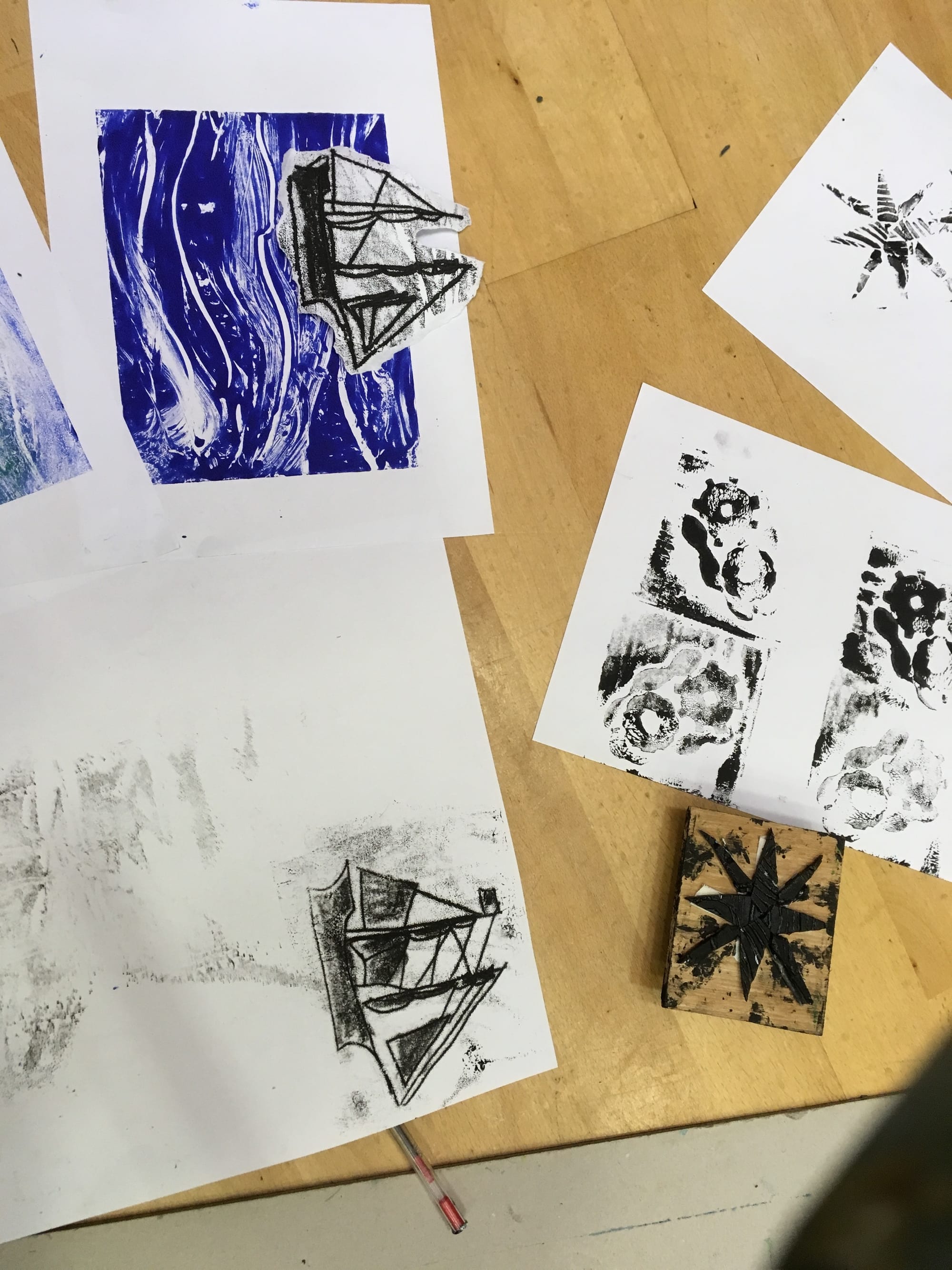 Year 3 - printing workshop