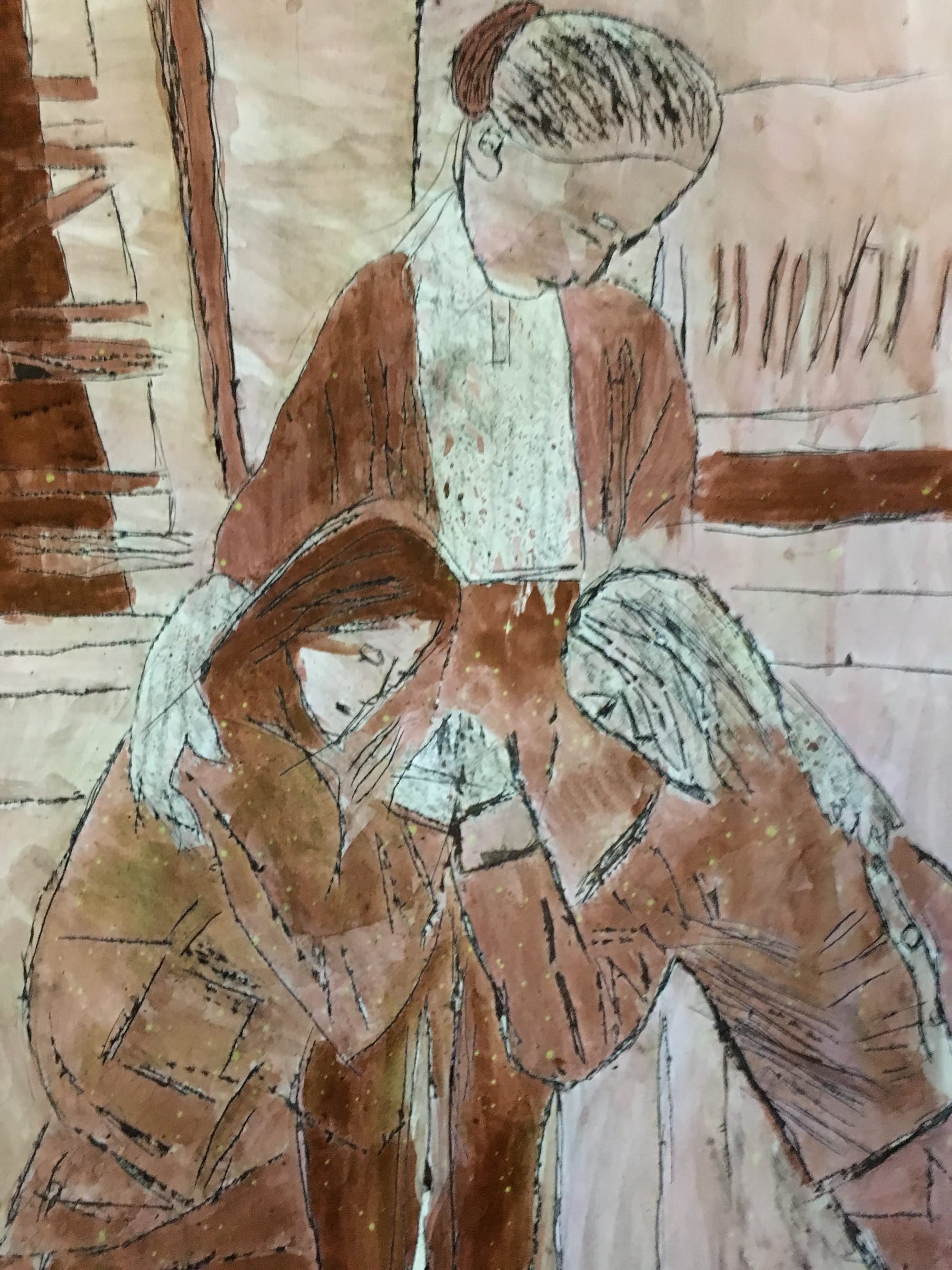 Year 6 Henry Moore inspired project