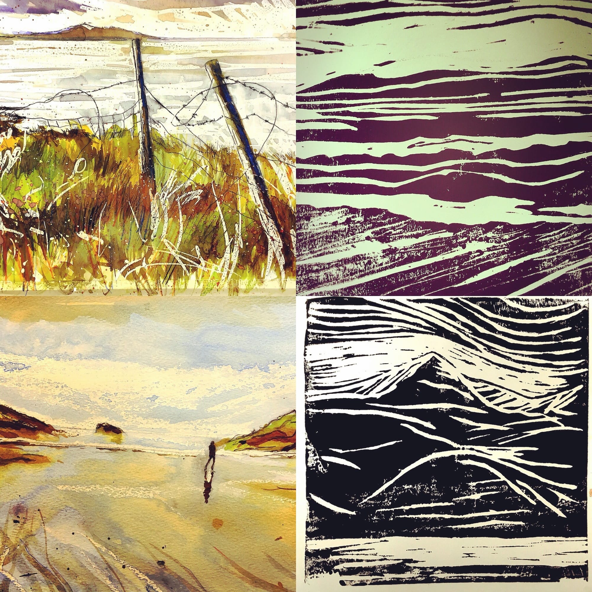 adult workshop -printing and landscape