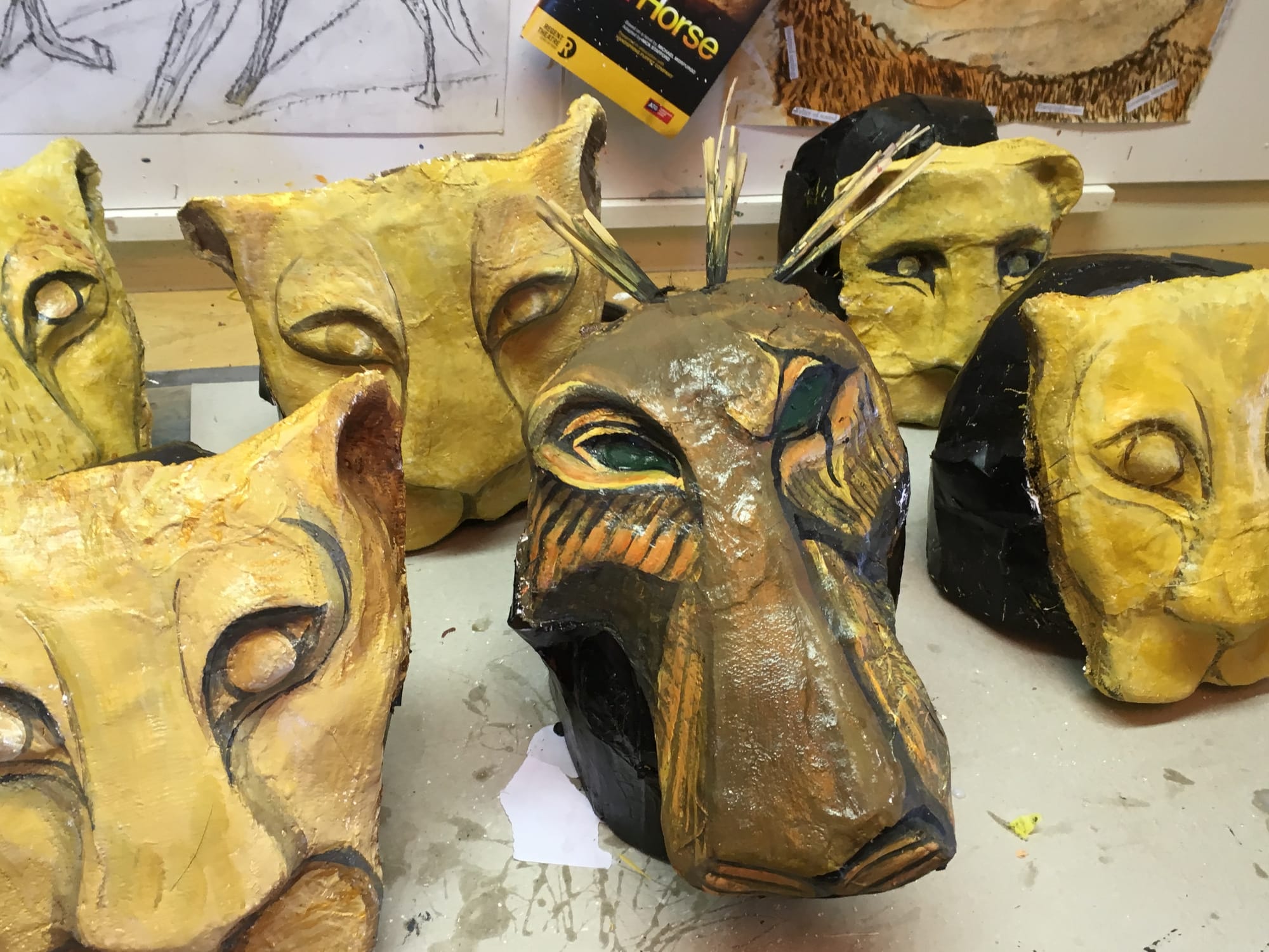 Lion King masks