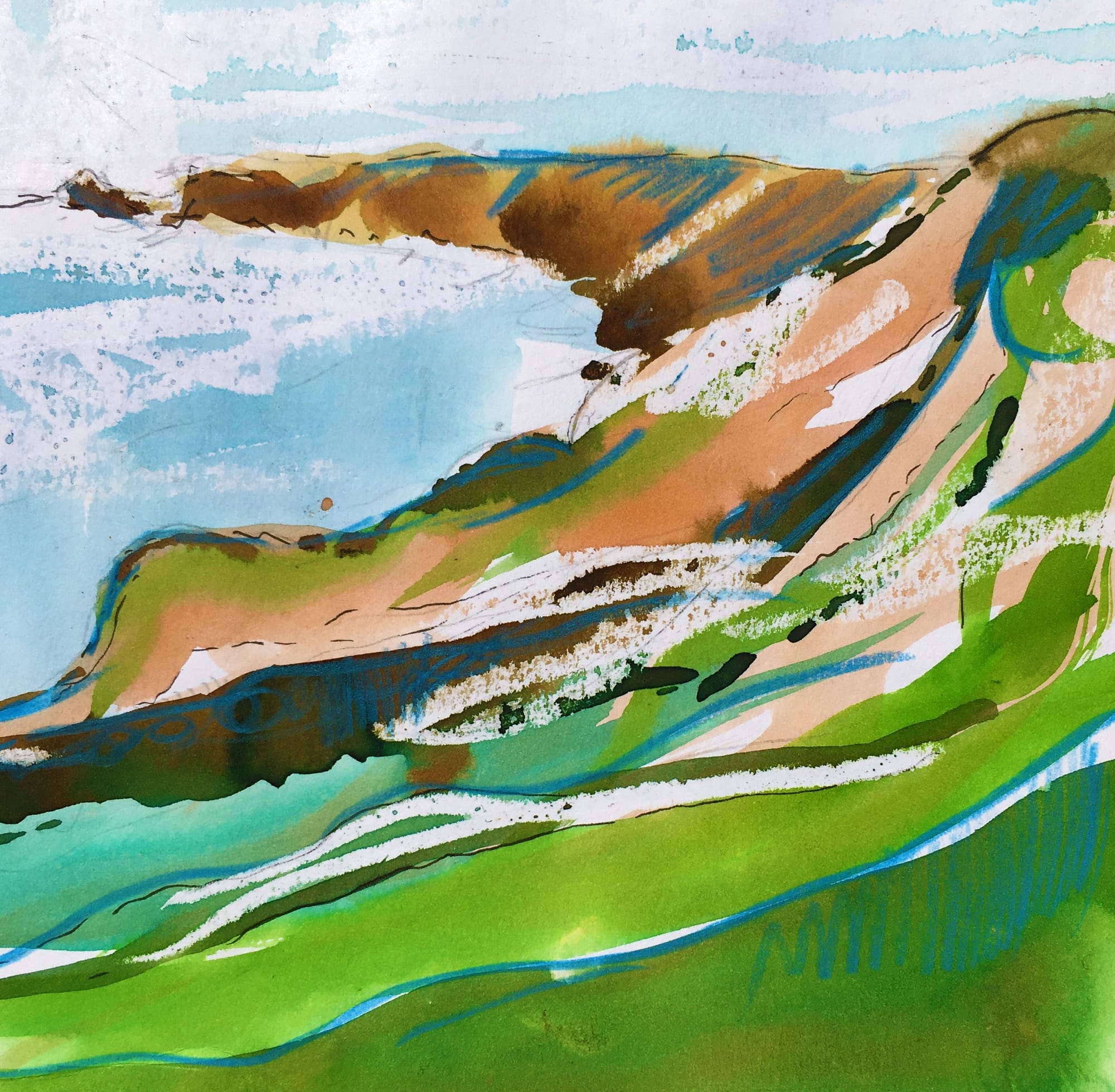 Cliff walk on the Lizard