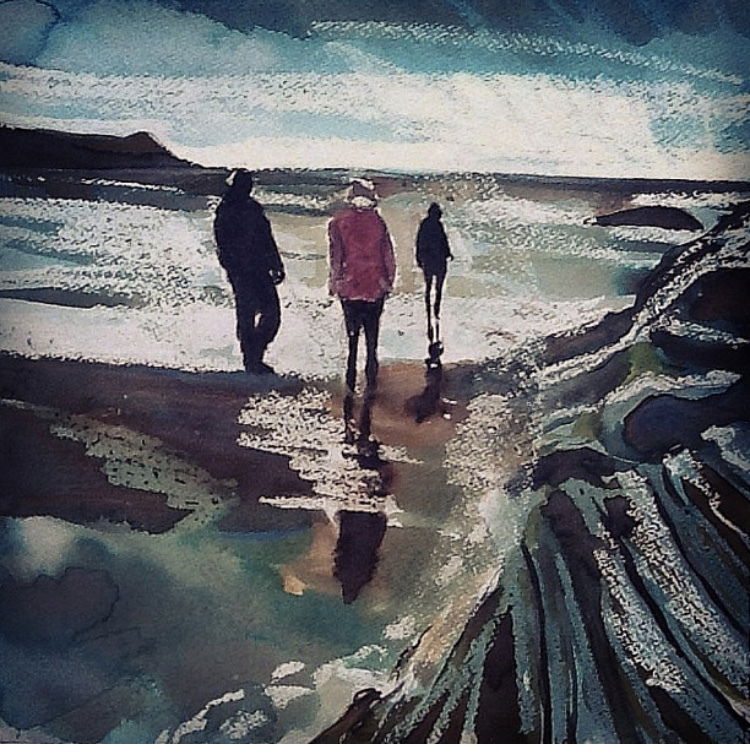 Sketch at Millers' Bay, Mull of Kyntyre
