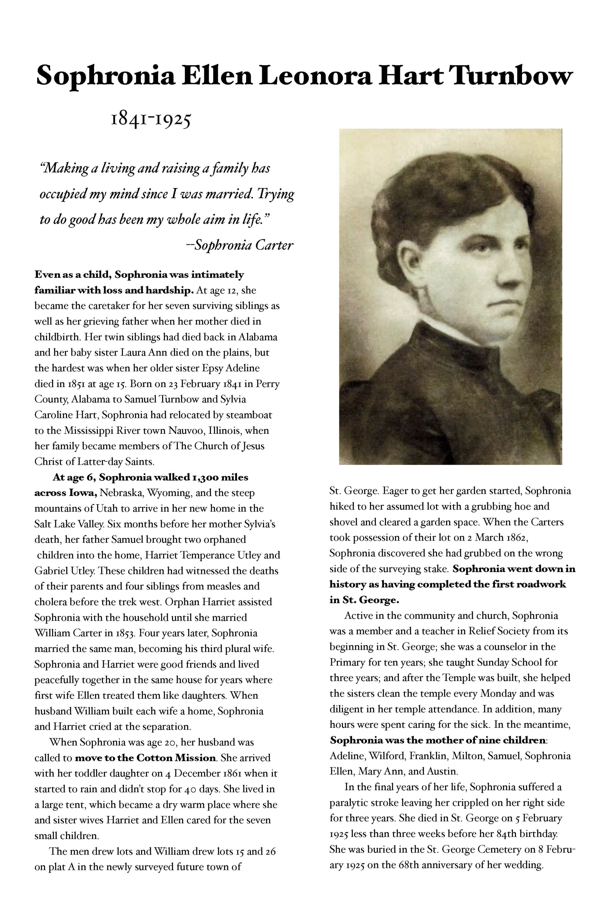 Sophronia Ellen Turnbow